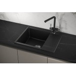 Кухонная мойка Granula Estetica 62х50 прямоугольная 6202, ТУРМАЛИН