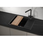 Кухонная мойка Granula Estetica 62х50 прямоугольная 6202, ТУРМАЛИН