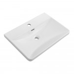 Раковина BelBagno мебельная 61,5х43х14,5 белая BB-8076-3-60
