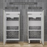 Тумба с раковиной Style Line СОЛО универсальная Санд серая галька ЛС-00002430/ЛС-00000247 Тумба с раковиной Style Line СОЛО универсальная Санд серая галька ЛС-00002430/ЛС-00000247