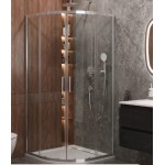 Душевой уголок Cezares Molveno R 2 100 C Cr IV стекло прозрачное 100х100 см MOLVENO-R-2-100-C-Cr-IV