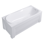 Ванна акриловая Alex Baitler Saima 180x80 см, на каркасе, белая, с экраном Ванна акриловая Alex Baitler Saima 180x80 см, на каркасе, белая, с экраном