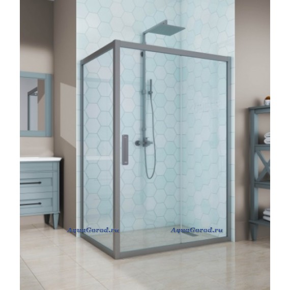 Душевой уголок Kubele DE019R 120х110х200 стекло прозрачное, профиль матовый хром, 3ащитное покрытие GuteClean Душевой уголок Kubele DE019R 120х110х200 стекло прозрачное, профиль матовый хром, 3ащитное покрытие GuteClean