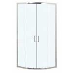 Душевой уголок BelBagno Uno 90х90х195 стекло прозрачное профиль хром глянец Uno -195 R 2 90 C Cr