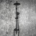 Душевая система Frap со смесителем черная матовая F2429