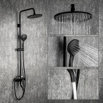 Душевая система Frap со смесителем черная матовая F2429
