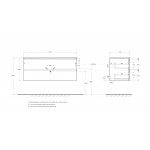 Тумба под умывальник BelBagno KRAFT подвесная темно-серый матовый KRAFT-1200-2C-SO-GSO Тумба под умывальник BelBagno KRAFT подвесная темно-серый матовый KRAFT-1200-2C-SO-GSO