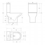 Унитаз-компакт BelBagno Norma безободковый сиденье с микролифтом BB339CPR/BB076SC