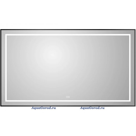 Зеркало BelBagno Kraft 80x140 с подсветкой с подогревом черный SPC-KRAFT-1400-800-LED-TCH-WARM-NERO