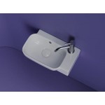 Раковина Ceramicanova Элемент (Element) 40 глянцевая белая правая CN6074L