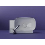 Раковина Ceramicanova Элемент (Element) 40 глянцевая белая правая CN6074L