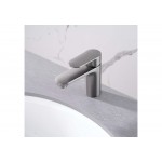 Смеситель для раковины Aquatek НИКА 90 без донного клапана оружейная сталь AQ1810BGM