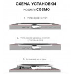 Поддон для душа Starohome Cosmo 120х90 белый матовый 71195311