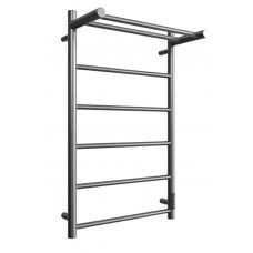 Полотенцесушитель ДВИН Fj neo оружейная сталь 80/50 с полкой 4657795054426