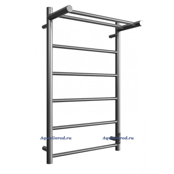 Полотенцесушитель ДВИН Fj neo оружейная сталь 80/50 с полкой 4657795054426