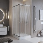 Душевой уголок BelBagno UNO 90х195 раздвижной стекло шиншилла профиль хром UNO-195-A-2-90-CH-CR