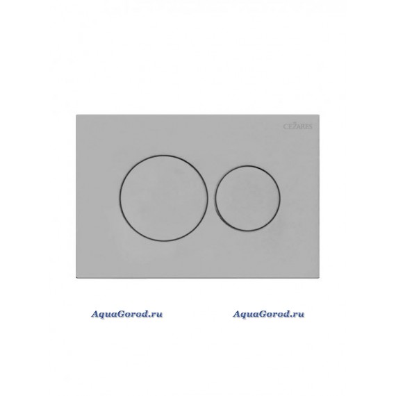 Кнопка смыва для унитаза Cezares Pneumatic пластик оружейная сталь PN1-BTN-GM