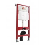 Инсталляция для унитаза Cezares пневматическое управление с регулировкой по высоте с шумоизоляцией CZR-201-P