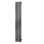 Полотенцесушитель электрический APEXTERMO Sirius лесенка 110x20 скрытое подключение справа оружейная сталь SR10113GN