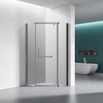 Душевой уголок Veconi Rovigo 80х80х195 стекло прозрачное профиль брашированный графит RV-36GR