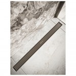 Душевой трап линейный Knotlor вороненая сталь SDRW0700GM