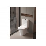 Унитаз-компакт Aquatek Оптима безободковый 650x340x790 с сиденьем микролифт AQ4412-00