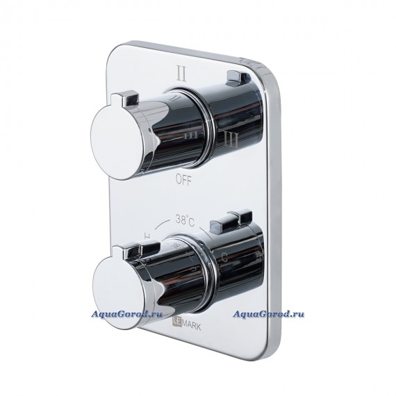 Смеситель Lemark Йети встраиваемый для ванны и душа хром LM7848C