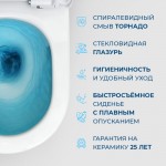Унитаз-компакт BelBagno безободковый микролифт дюропласт Flay-Tor BB2149CP-TOR/SC
