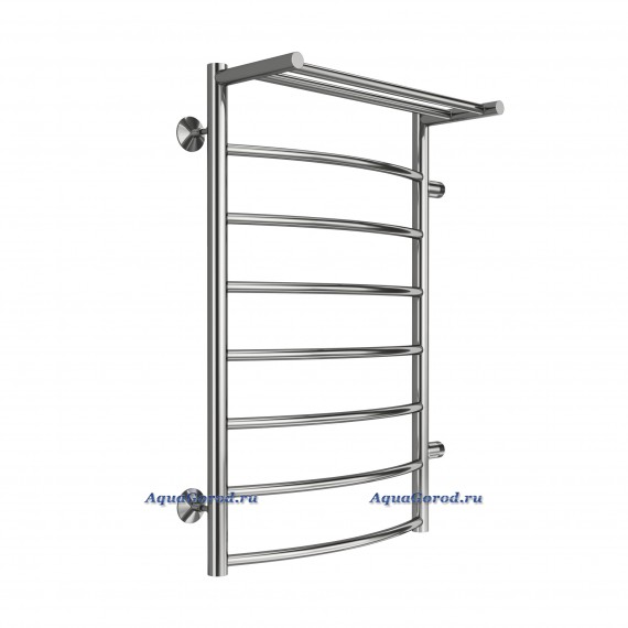 Полотенцесушитель TERMINUS Классик с полкой П8 500х800 боковое подключение 4670078556769