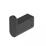 Крючок Cezares черный STYLUS-HK-NOP