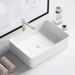 Раковина RGW накладная GS-20 50 см белая, прямоугольная