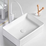 Раковина RGW накладная GS-20 50 см белая, прямоугольная