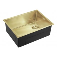 Мойка кухонная Emar EMB-540(UN) PVD Matt Golden стальная встраиваемая под столешницу матовое золото ФР-00005522