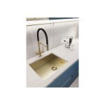 Мойка кухонная Emar EMB-540(UN) PVD Matt Golden стальная встраиваемая под столешницу матовое золото ФР-00005522