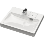 Раковина над стиральной машиной DIWO Коломна искусственный камень с комплектом кронштейнов RnDKA-60-SB