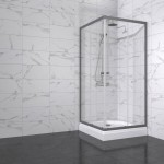 Душевой уголок Triton Вента 90х90 стекло прозрачное профиль графит с поддоном Щ0000076257