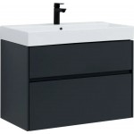 Тумба под умывальник Aquanet Бруклин 85 антрацит матовый 00310142