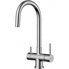 Смеситель Omoikiri AKITA для кухонной мойки нержавеющая сталь 4994086