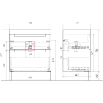 Тумба Aqwella Ванкувер 70 напольная, белая с раковиной Грэмми VAN01072N/4610119205249 Тумба Aqwella Ванкувер 70 напольная, белая с раковиной Грэмми VAN01072N/4610119205249