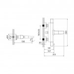 Термостат Iddis Uniterm для ванны без гарнитура UNISB02i74WA Термостат Iddis Uniterm для ванны без гарнитура UNISB02i74WA
