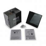 Накладной вентилятор Seicoi Floxy Design 100 Marble Glass черный мрамор SMAD04-01G 21-0007-570