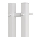 Полотенцесушитель электрический APEXTERMO Sirius 110x10 подключение справа скрытое подключение справа матовый белый I-образный стальной SR10111WM