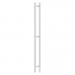 Полотенцесушитель электрический APEXTERMO Sirius 110x10 подключение справа скрытое подключение справа матовый белый I-образный стальной SR10111WM