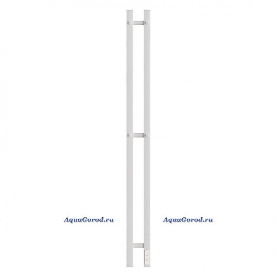 Полотенцесушитель электрический APEXTERMO Sirius 110x10 подключение справа скрытое подключение справа матовый белый I-образный стальной SR10111WM