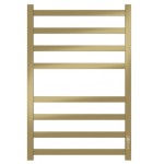 Полотенцесушитель электрический APEXTERMO Terra TR00185GL 80x55 см, подключение справа, слева, матовое золото, лесенка Полотенцесушитель электрический APEXTERMO Terra TR00185GL 80x55 см, подключение справа, слева, матовое золото, лесенка