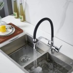 Смеситель для кухни Shevanik хром/черный S278