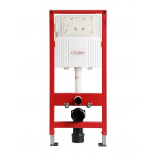 Инсталляция для унитаза Cezares крепление к полу и стене с регулировкой по высоте и шумоизоляцией CZR-101-M