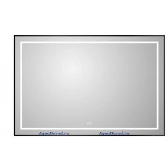 Зеркало BelBagno Kraft 80x120 с подсветкой, с подогревом, черный SPC-KRAFT-1200-800-LED-TCH-WARM-NERO Зеркало BelBagno Kraft 80x120 с подсветкой, с подогревом, черный SPC-KRAFT-1200-800-LED-TCH-WARM-NERO