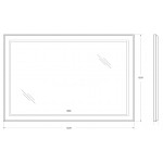 Зеркало BelBagno Kraft 80x120 с подсветкой, с подогревом, черный SPC-KRAFT-1200-800-LED-TCH-WARM-NERO Зеркало BelBagno Kraft 80x120 с подсветкой, с подогревом, черный SPC-KRAFT-1200-800-LED-TCH-WARM-NERO