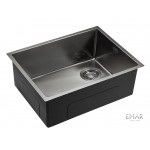 Мойка кухонная Emar EMB-540(UN) PVD Dark стальная встраиваемая под столешницу, графит